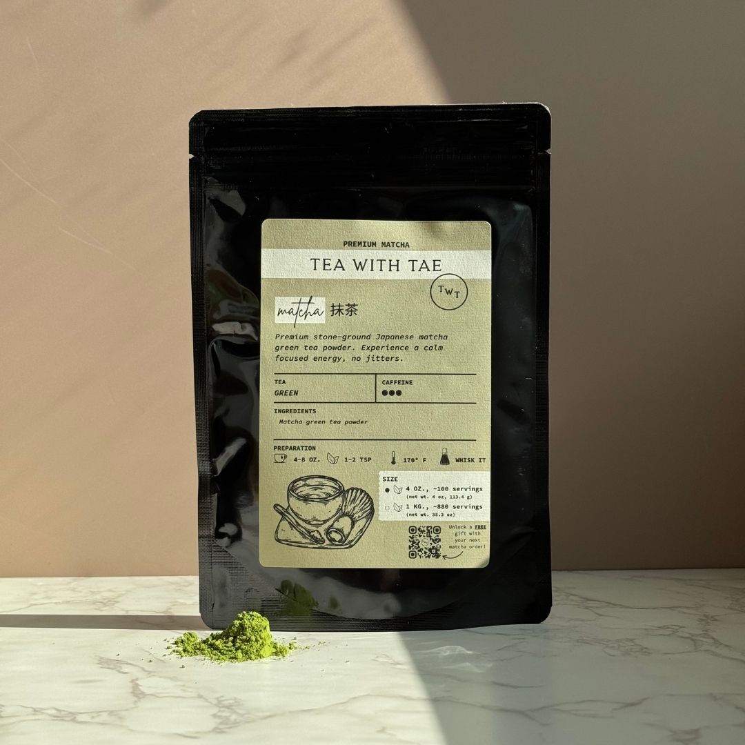 Stone-Ground Japanese Matcha - Tea with Tae