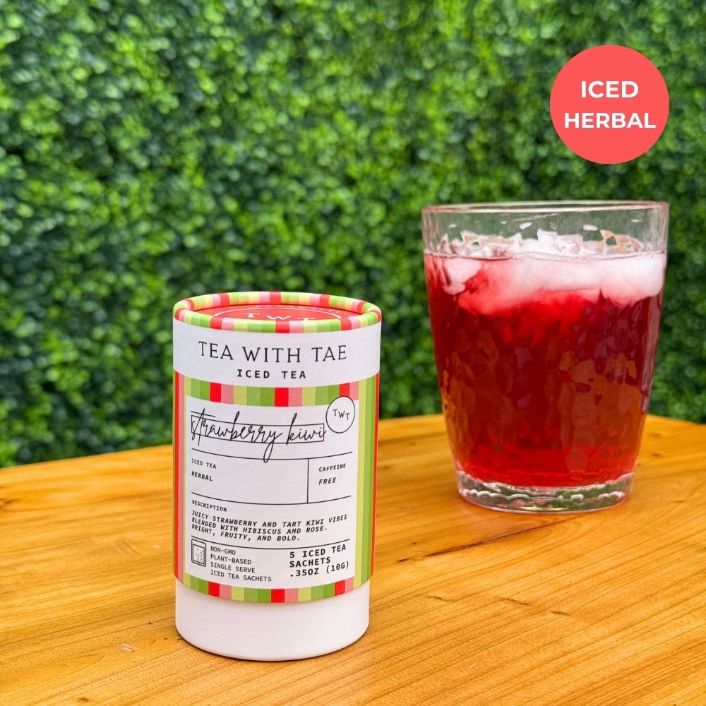 Strawberry Kiwi Iced Mini Tea Tube (5 iced sachets) - Tea with Tae