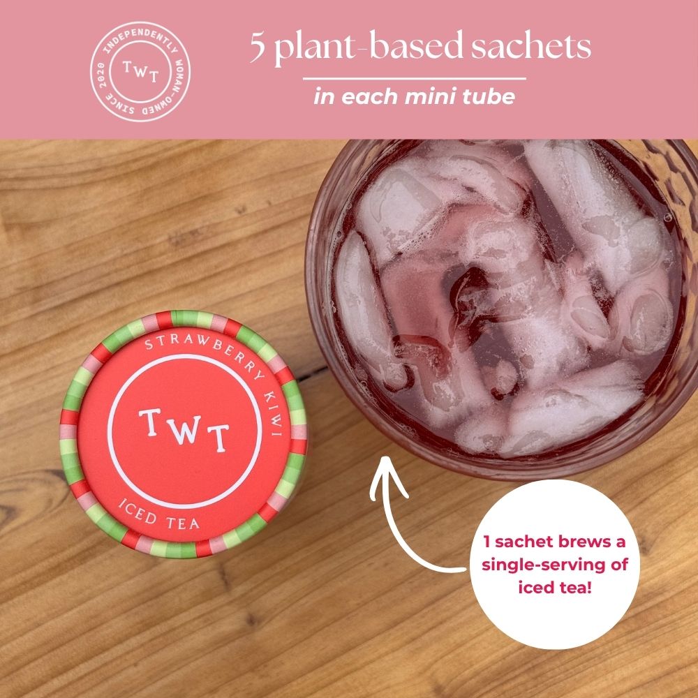 Strawberry Kiwi Iced Mini Tea Tube (5 iced sachets) - Tea with Tae
