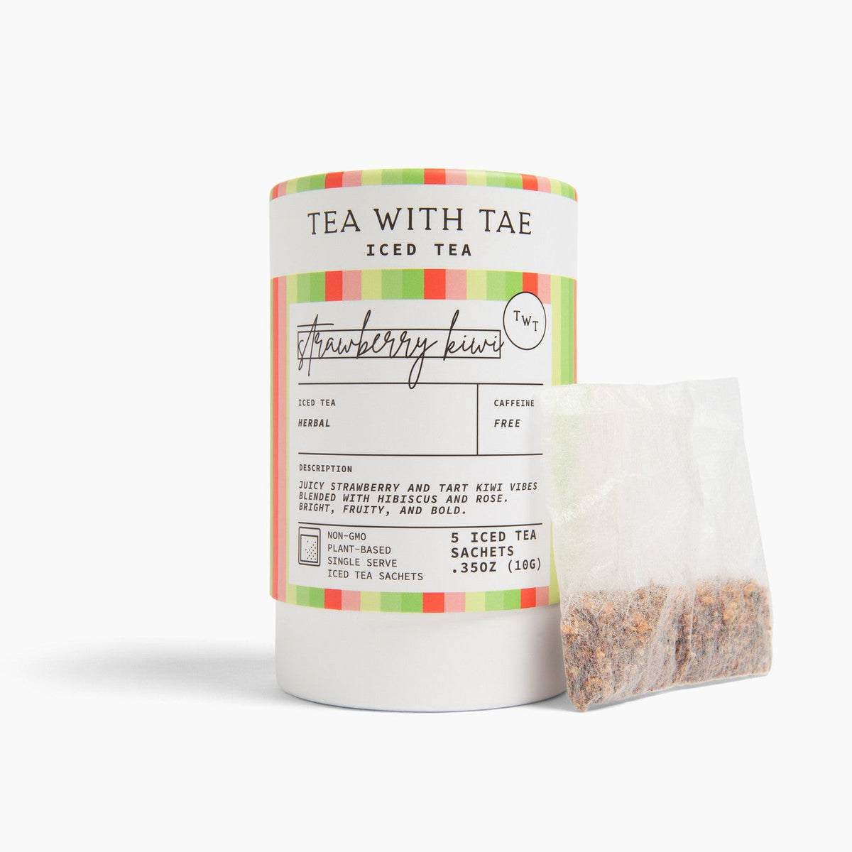Strawberry Kiwi Iced Mini Tube (5 iced sachets) - Tea with Tae