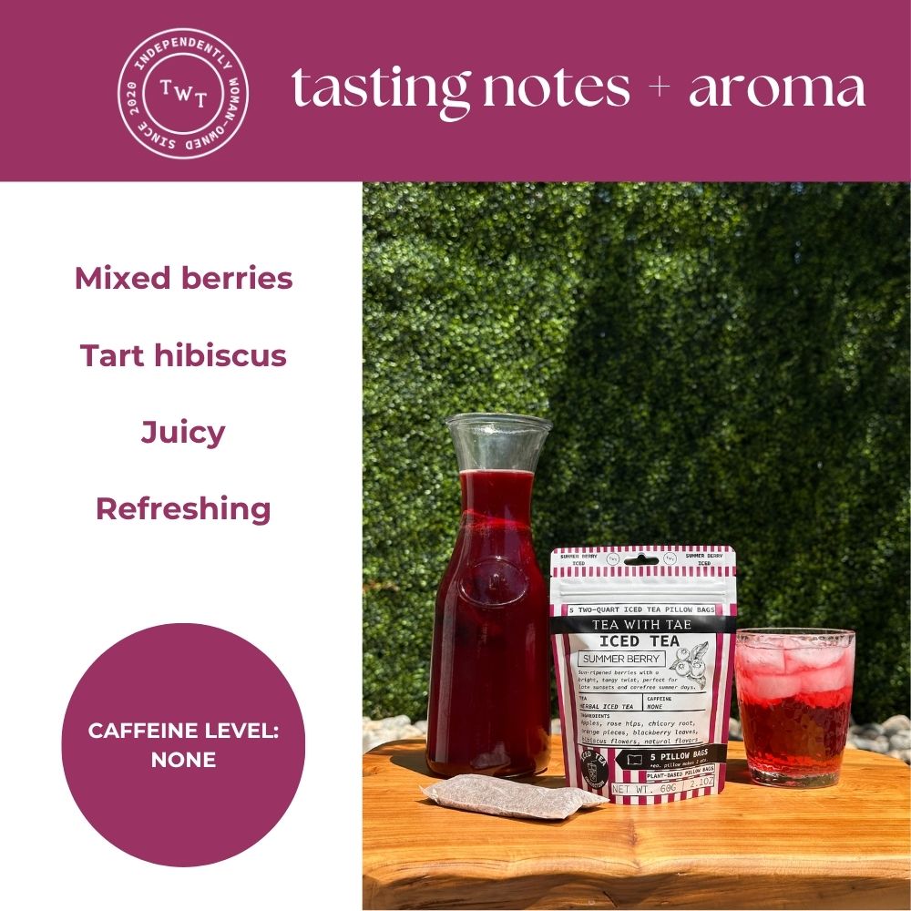 Summer Berry Iced Tea Pouch - Tea with Tae