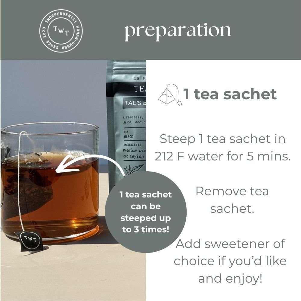 Tae's Breakfast Hot Tea Pouch - Tea with Tae