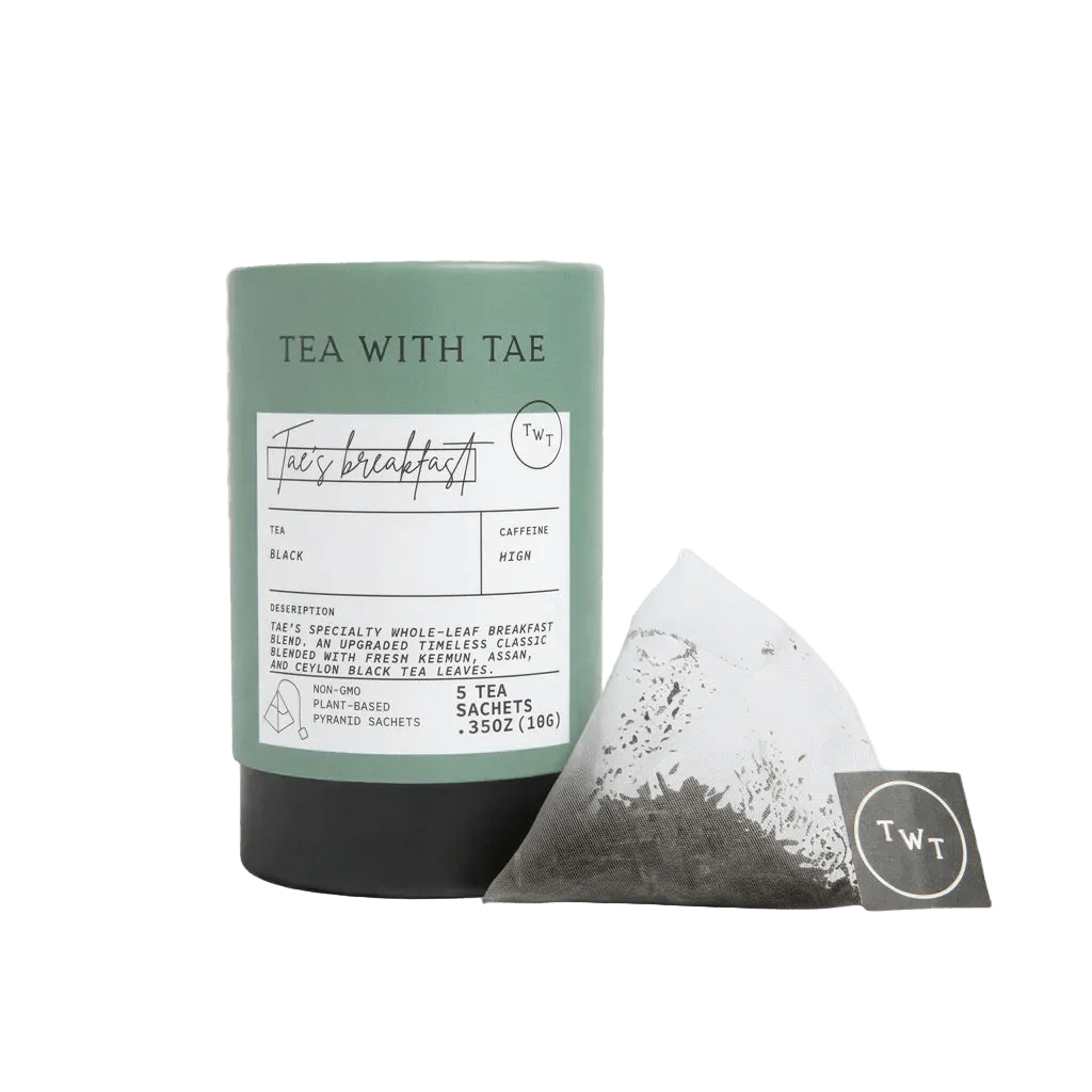Tae's Breakfast Mini Tea Tube (5 tea bags) - Tea with Tae