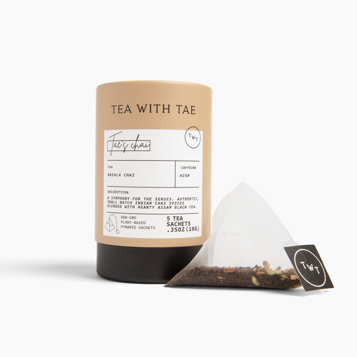 Tae's Chai Mini Tube (5 tea bags) - Tea with Tae