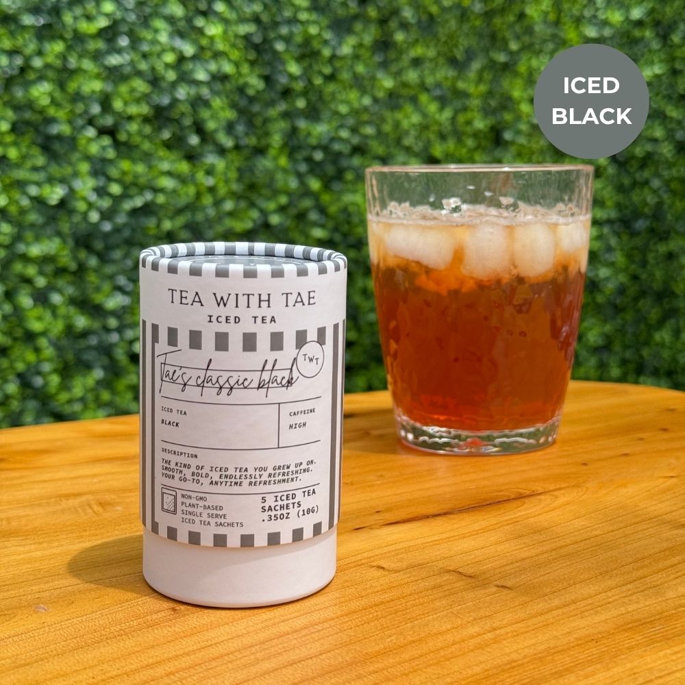 Tae's Classic Black Iced Mini Tea Tubes (5 iced sachets) - Tea with Tae