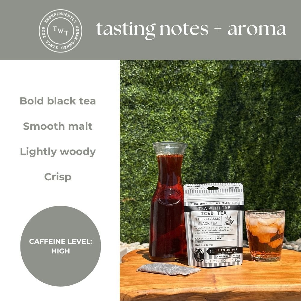 Tae's Classic Black Iced Tea Pouch - Tea with Tae