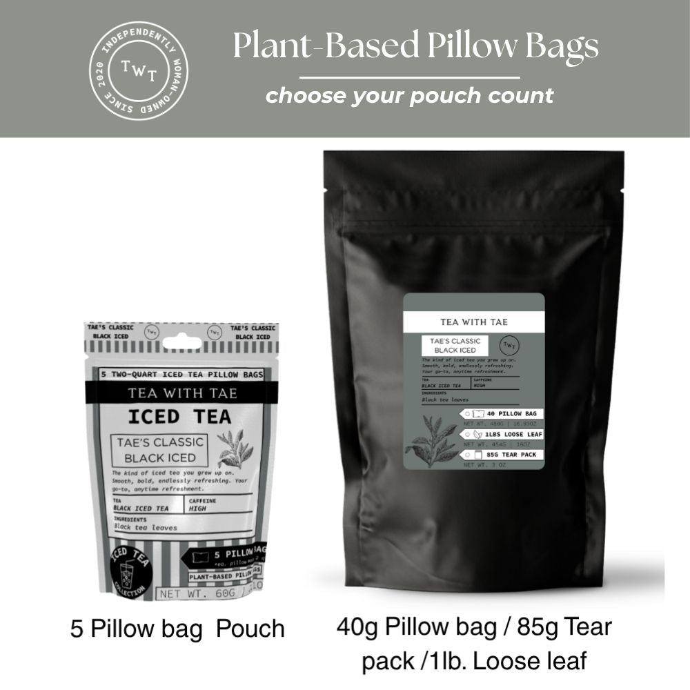 Tae's Classic Black Iced Tea Pouch - Tea with Tae