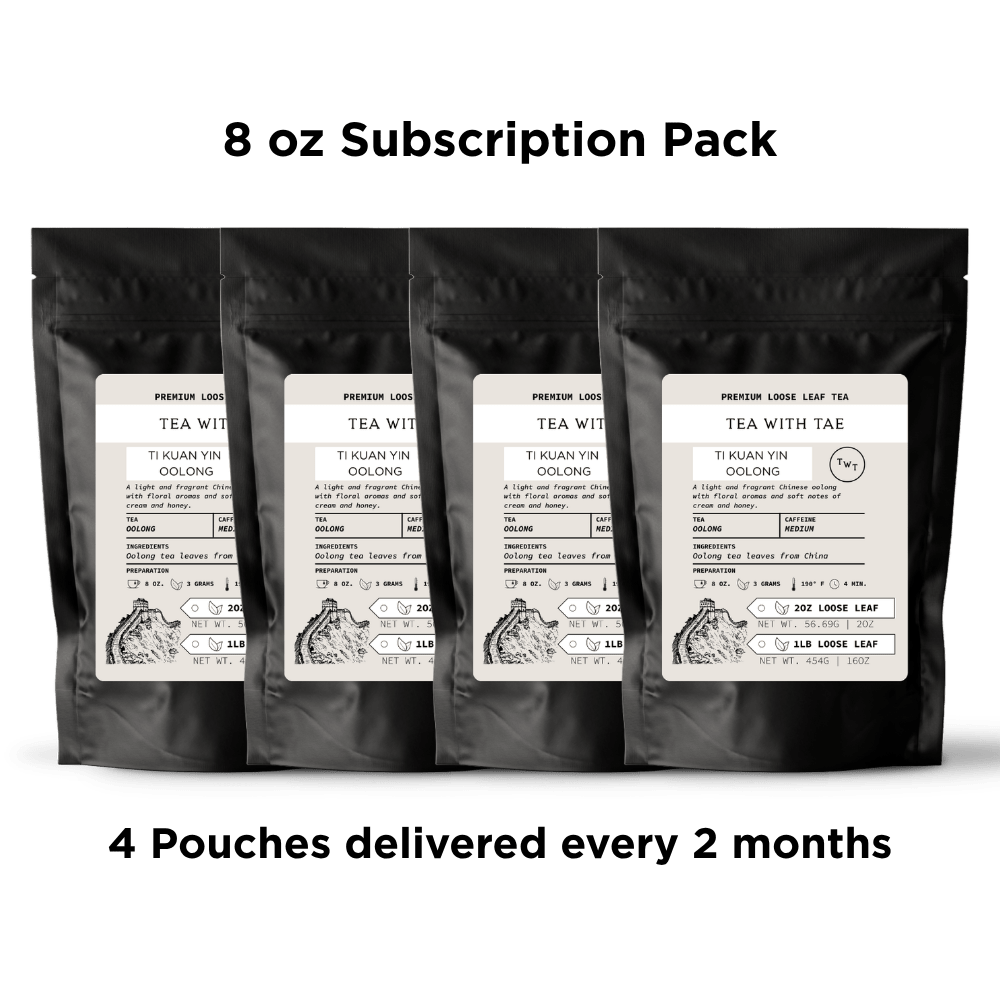 Ti Kuan Yin Oolong Loose Leaf Tea Pouch (2oz. or 1lb.) - Tea with Tae