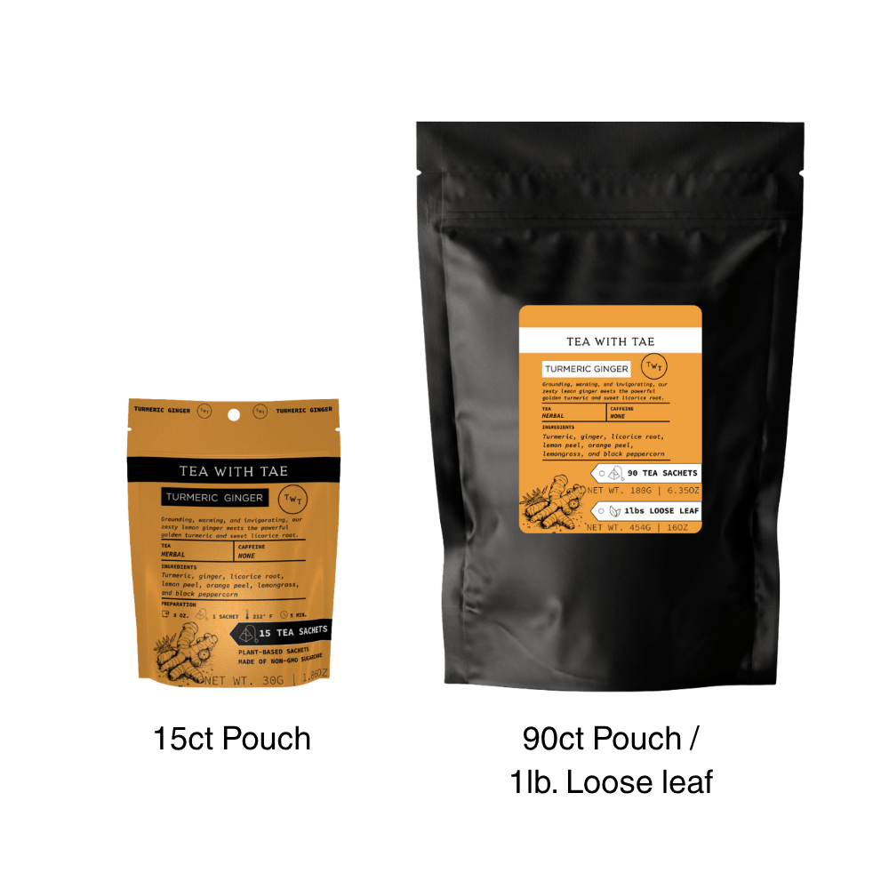 Turmeric Ginger Pouch - Tea with Tae