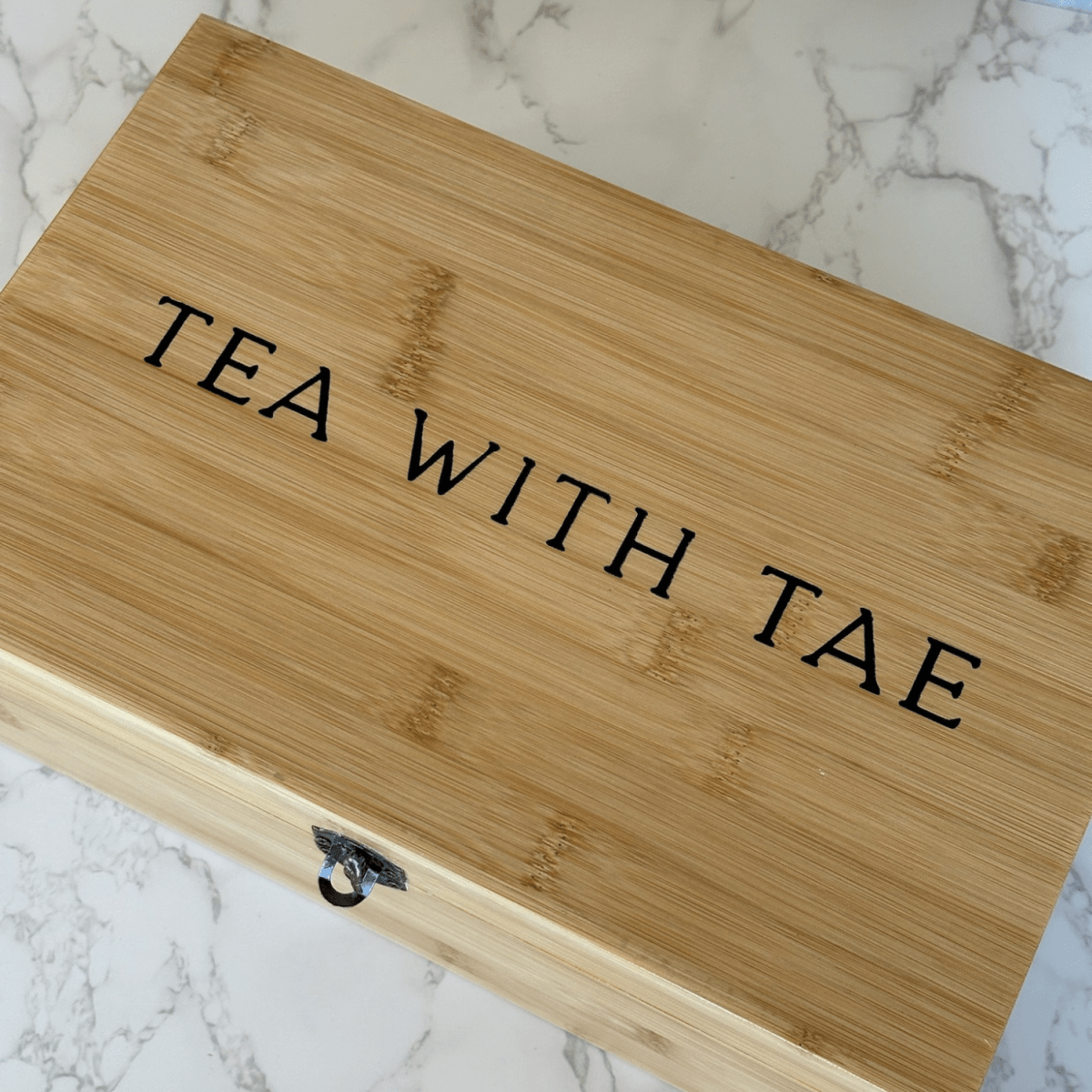 Wooden Tea Box (empty) - Tea with Tae