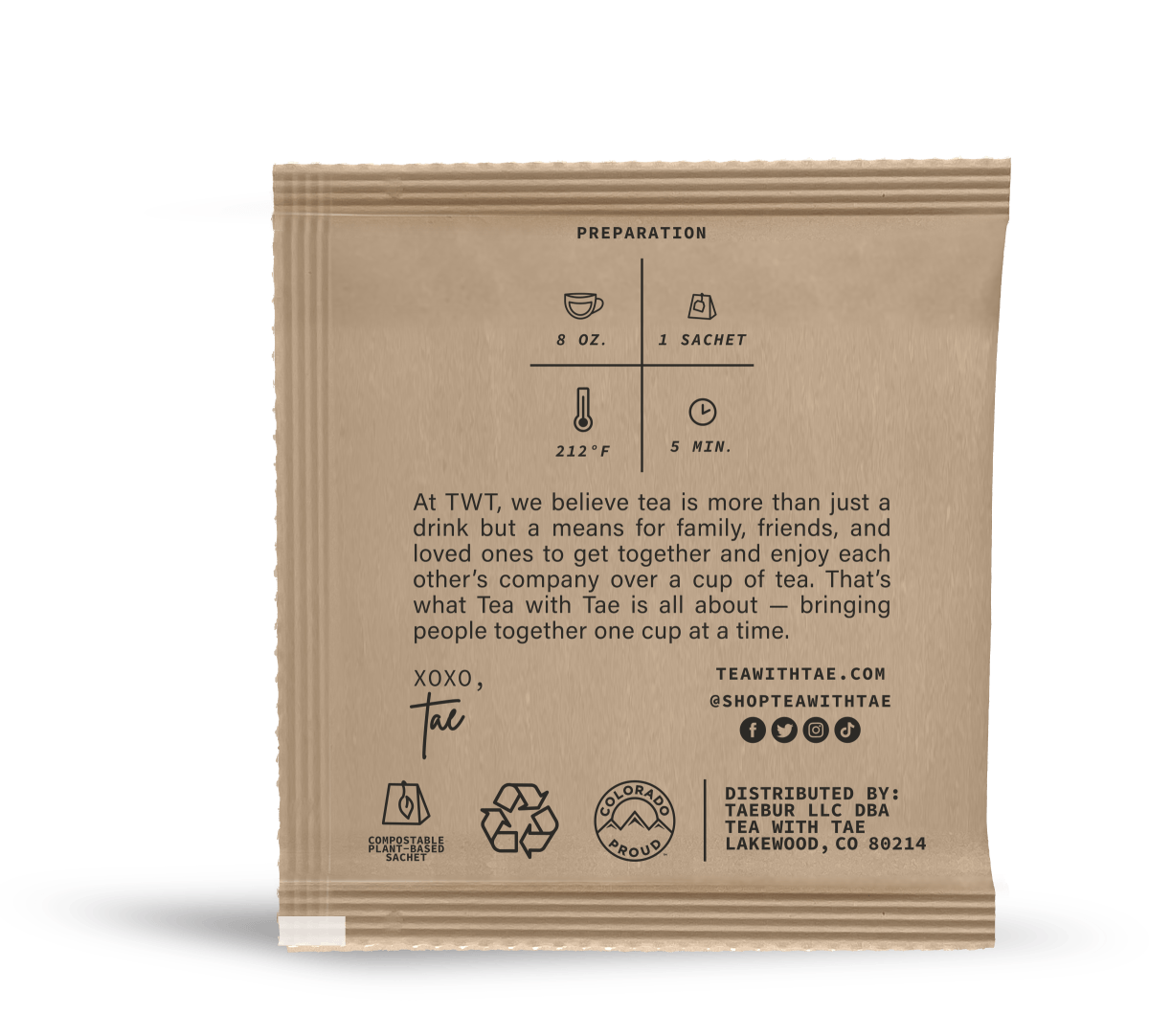 Bombay Chai 15-ct. Tea Box - Tea with Tae