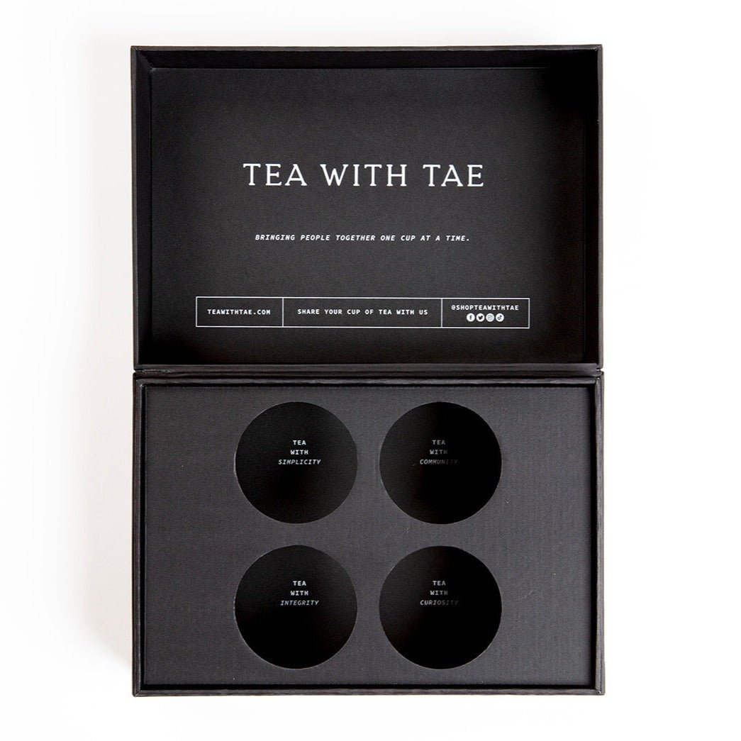 Caffeinated Tea Bento Box | 4-Pack - Tea with Tae