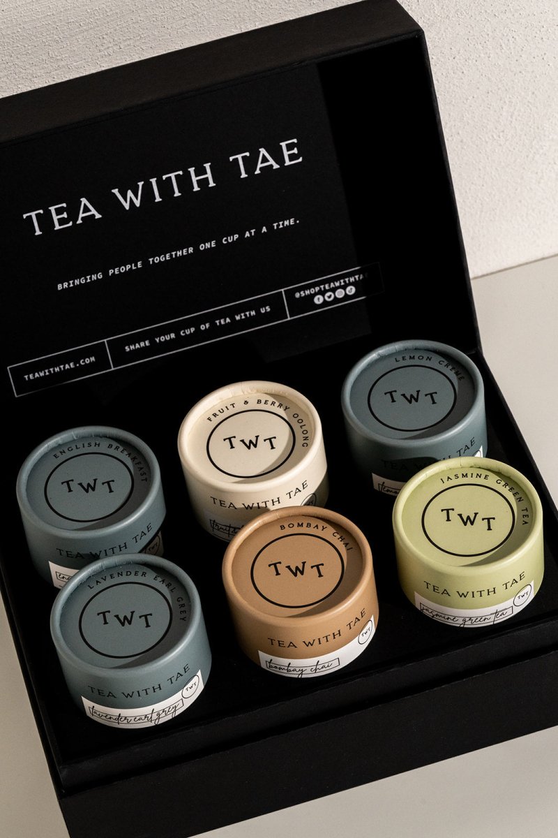 Caffeinated Tea Bento Box | 6-Pack - Tea with Tae