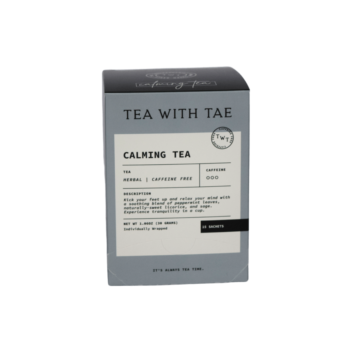 Calming Tea 15-ct. Tea Box - Tea with Tae