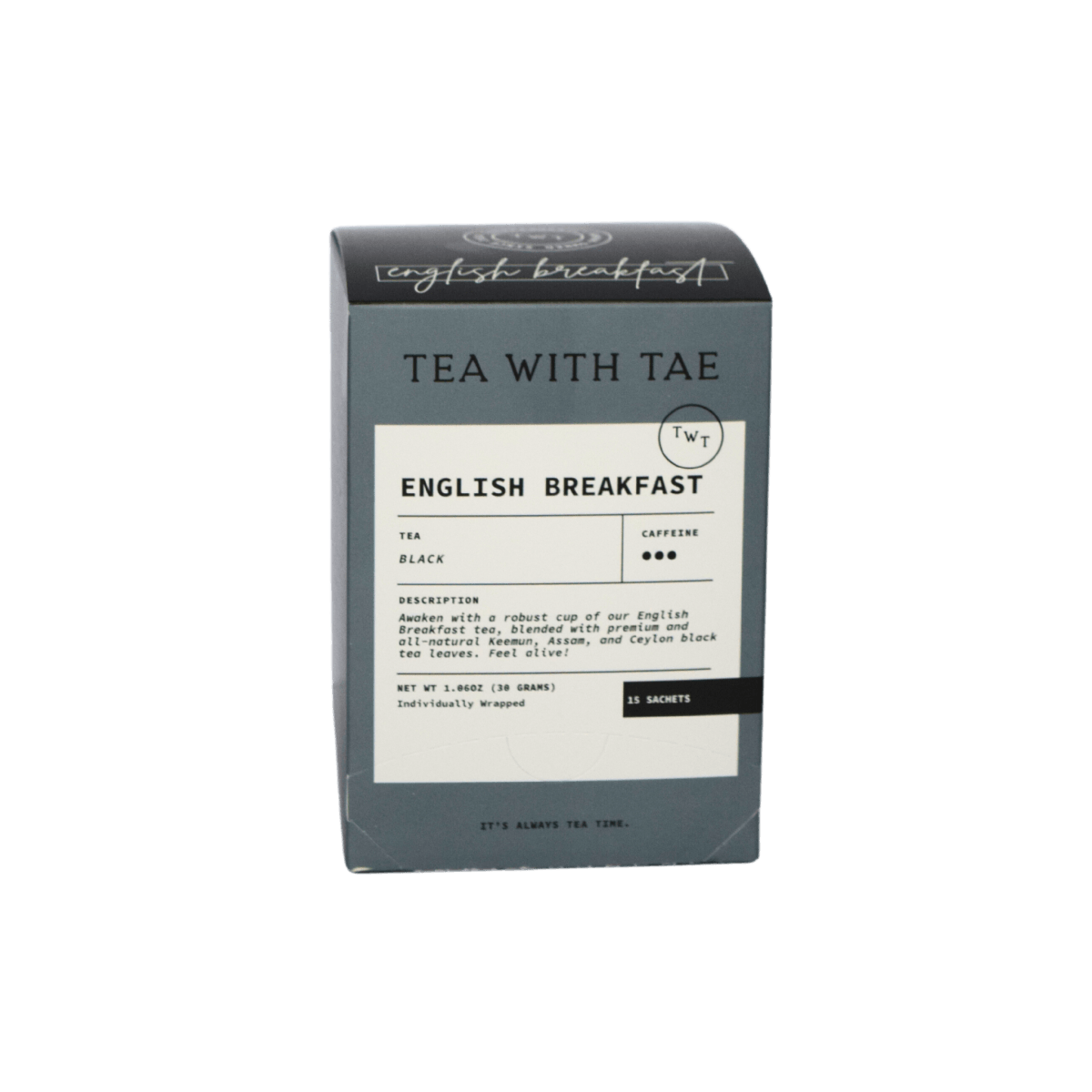 English Breakfast 15-ct. Tea Box - Tea with Tae