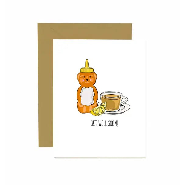 Get Well Soon Card - Tea with Tae