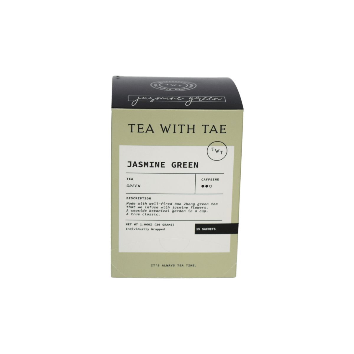 Jasmine Green 15-ct. Tea Box - Tea with Tae