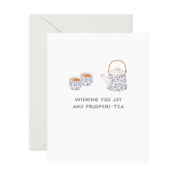 Joy and Prosperi-Tea Card - Tea with Tae
