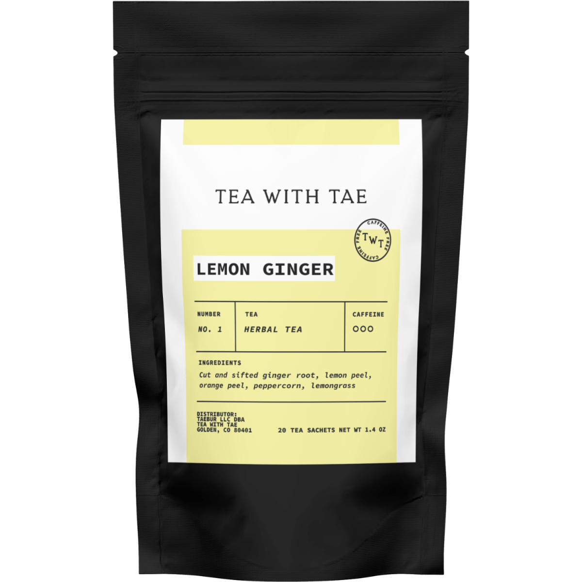 Lemon Ginger Pouch - Tea with Tae