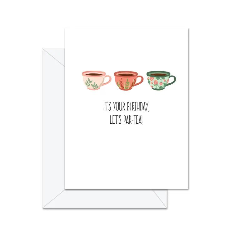 Let's Par-Tea! Birthday Card - Tea with Tae