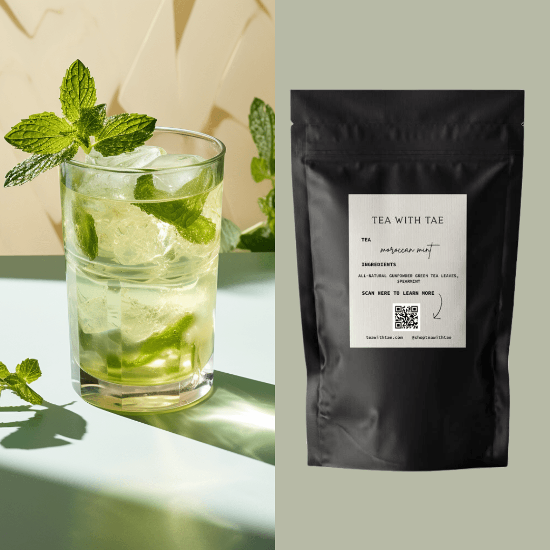 Moroccan Mint Iced Green Tea Pouch - Tea with Tae