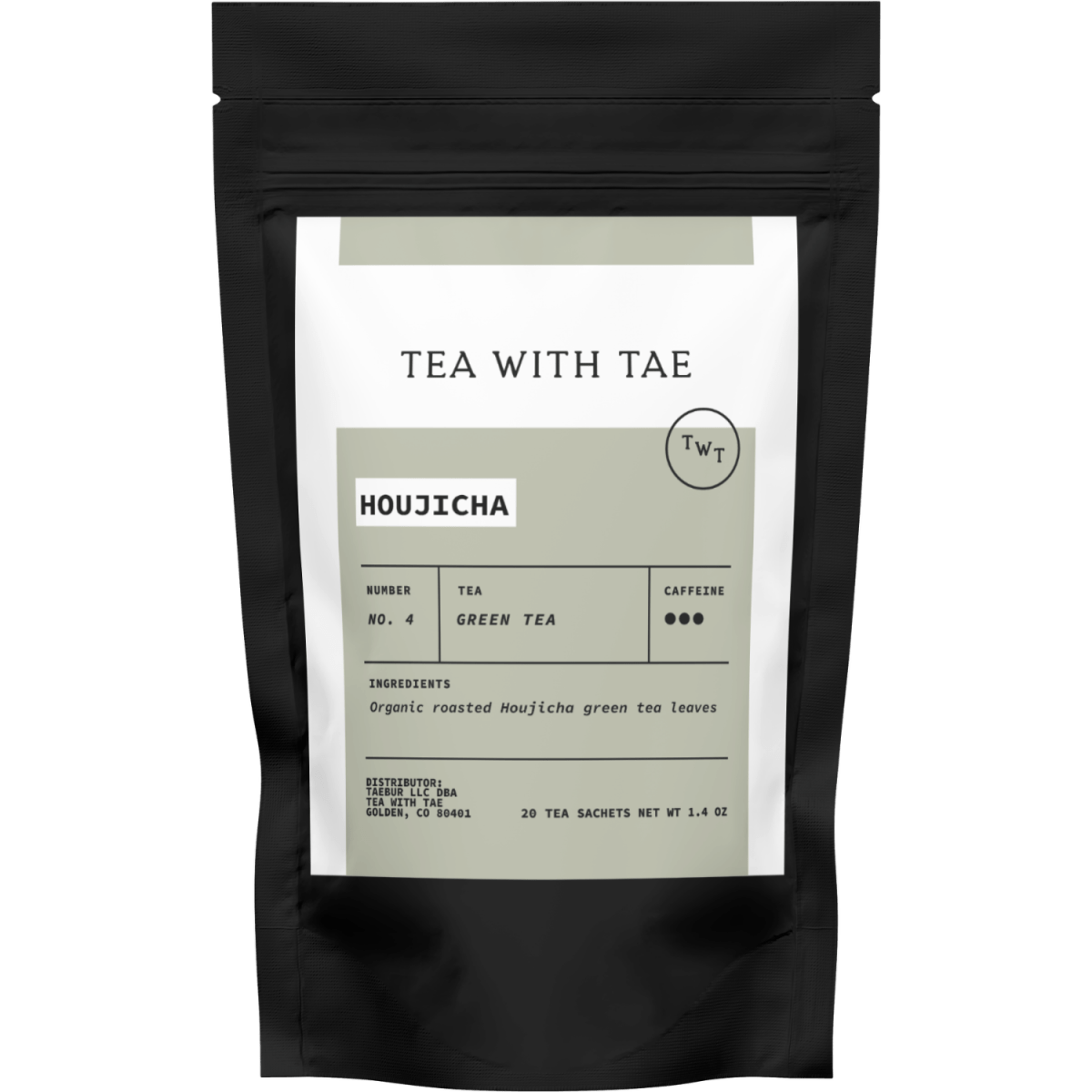 Organic Houjicha Pouch - Tea with Tae