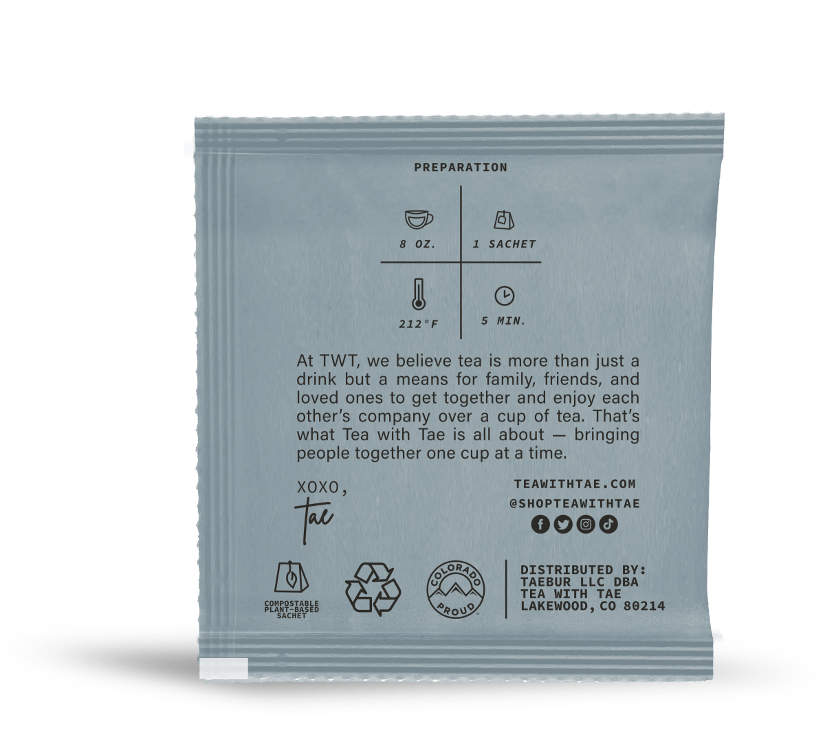 Peppermint 15-ct. Tea Box - Tea with Tae
