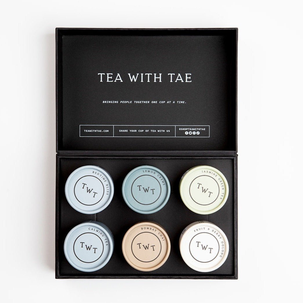 Sampler Tea Bento Box | 6-pack - Tea with Tae