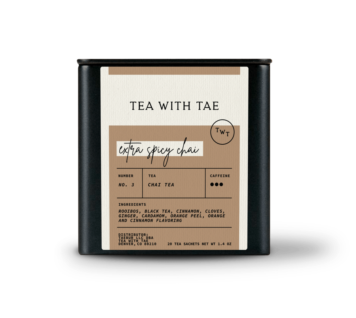 Wholesale Extra Spicy Chai - Tea with Tae